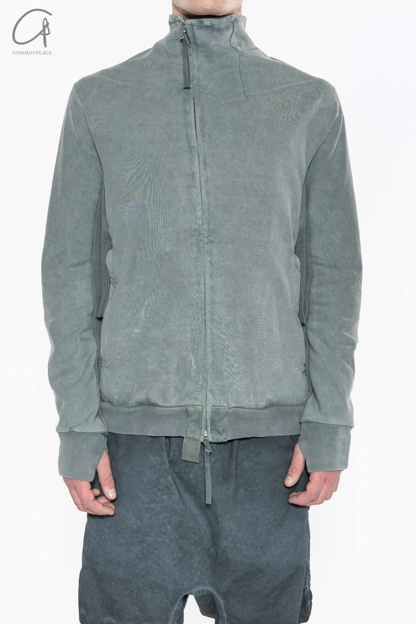 Boris Bidjan Saberi Stand Collar Jacket ZIPPER1 TO00002+F0406C-HZ Seaweed